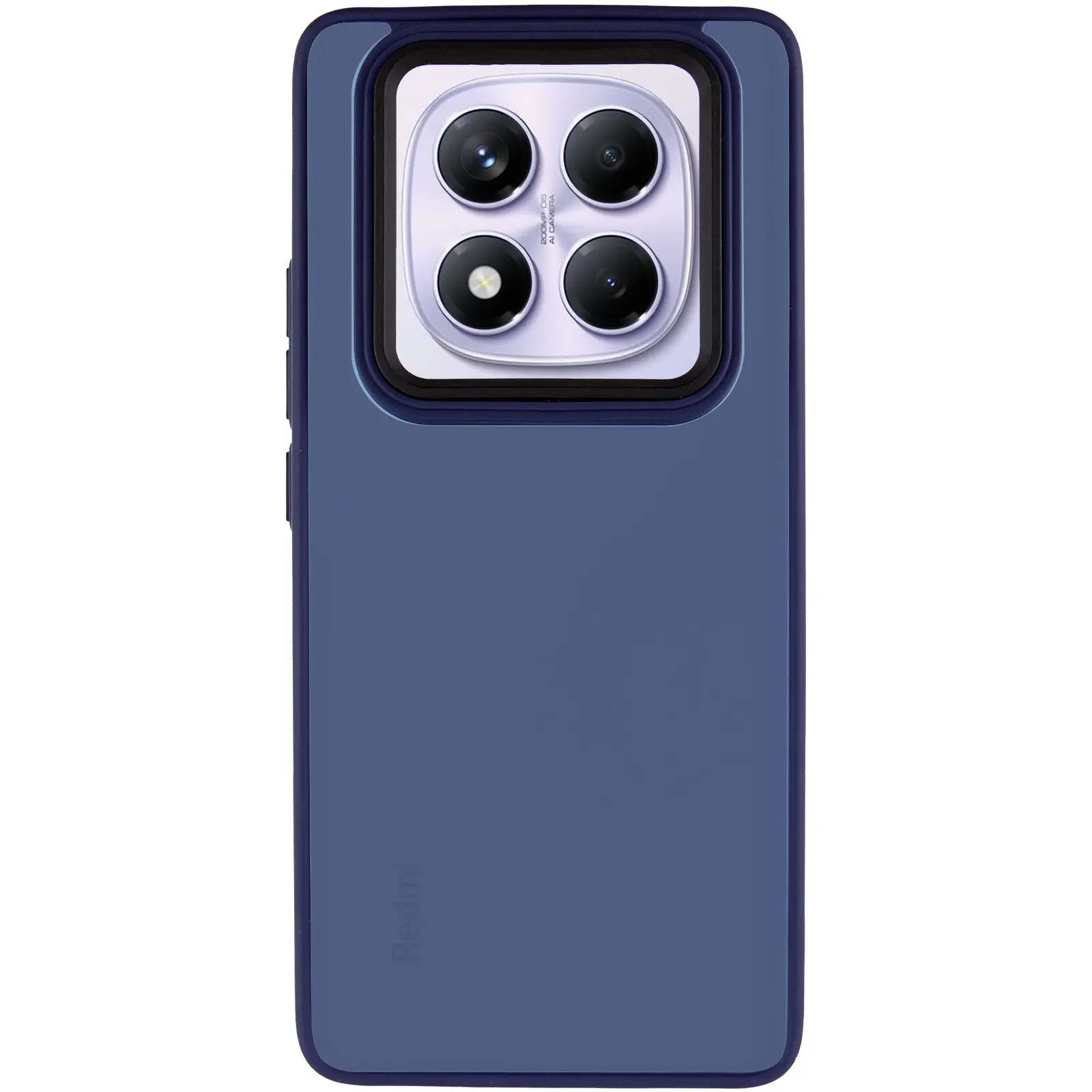 Чехол TPU+PC Lyon Frosted для Xiaomi Redmi Note 14 Pro 4G, Navy Blue 1, TPU+PC, купить оптом с доставкой