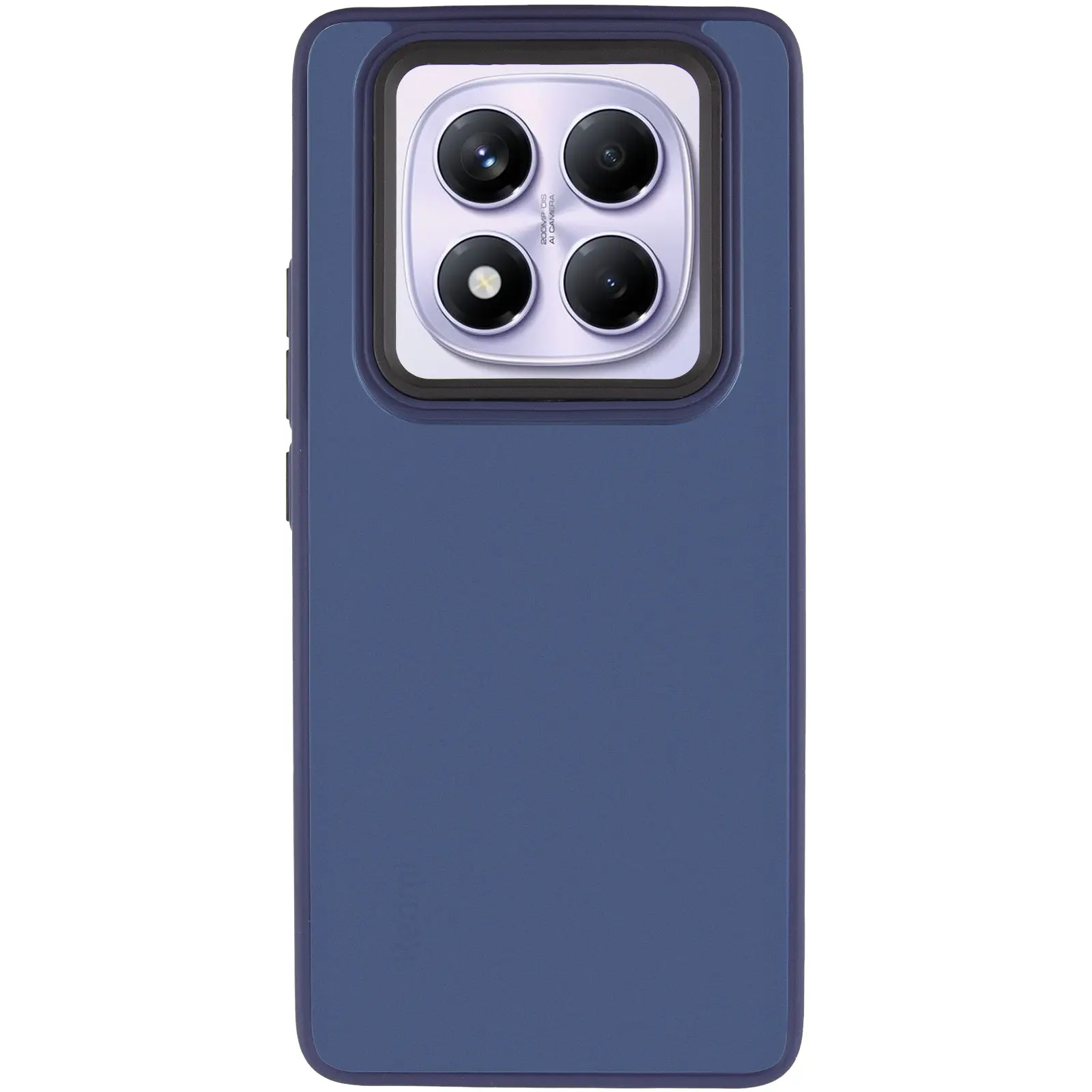 Чехол TPU+PC Lyon Frosted для Xiaomi Redmi Note 14 Pro 4G, Deep Navy 1, TPU+PC, купить оптом с доставкой