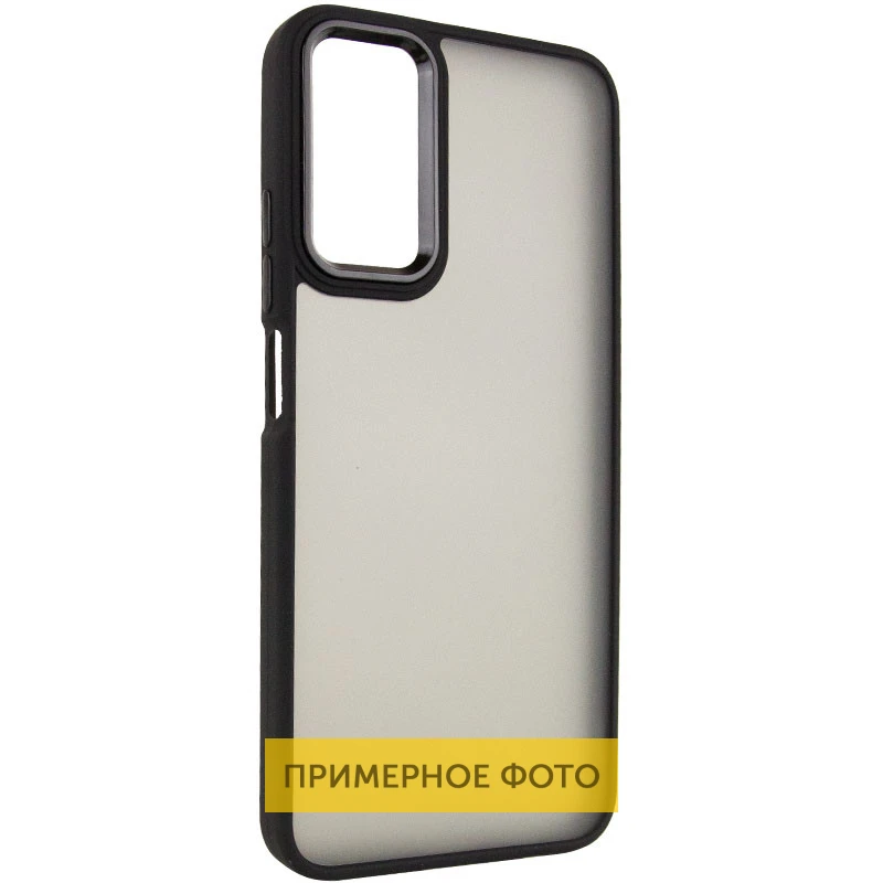 Чехол TPU+PC Lyon Frosted для Motorola Moto G05 / E15 4G, Black, TPU+PC, купить оптом с доставкой