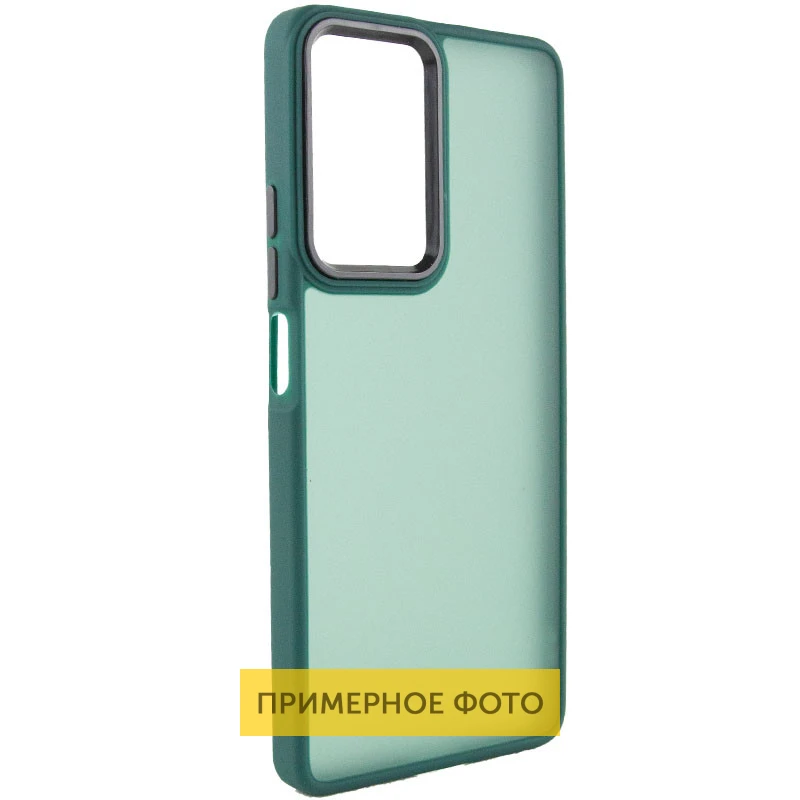 Чехол TPU+PC Lyon Frosted для Motorola Moto G15 4G, Green, TPU+PC, купить оптом с доставкой