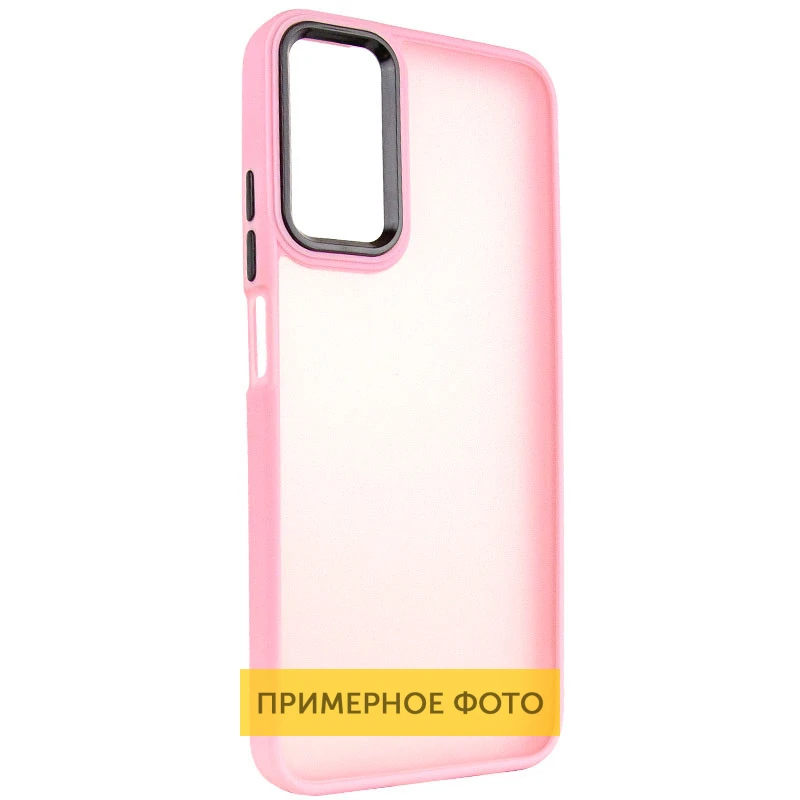 Чехол TPU+PC Lyon Frosted для Motorola Moto G15 4G, Pink, TPU+PC, купить оптом с доставкой