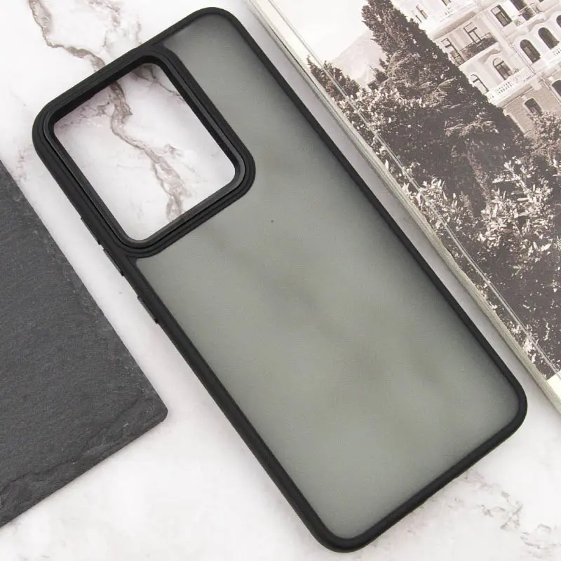 Чехол TPU+PC Lyon Frosted для Motorola Edge 60 Fusion, Black 3, TPU+PC, купить оптом с доставкой