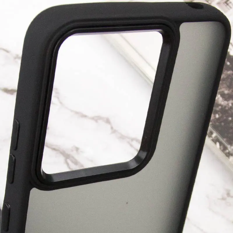 Чехол TPU+PC Lyon Frosted для Motorola Edge 60 Fusion, Black 4, TPU+PC, купить оптом с доставкой