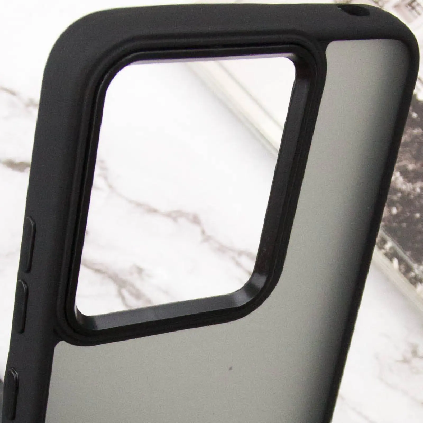 Чехол TPU+PC Lyon Frosted для Motorola Edge 60 Fusion, Black 4, TPU+PC, купить оптом с доставкой