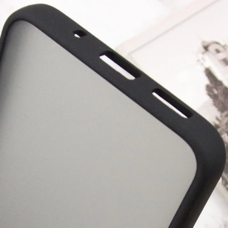 Чехол TPU+PC Lyon Frosted для Motorola Edge 60 Fusion, Black 5, TPU+PC, купить оптом с доставкой