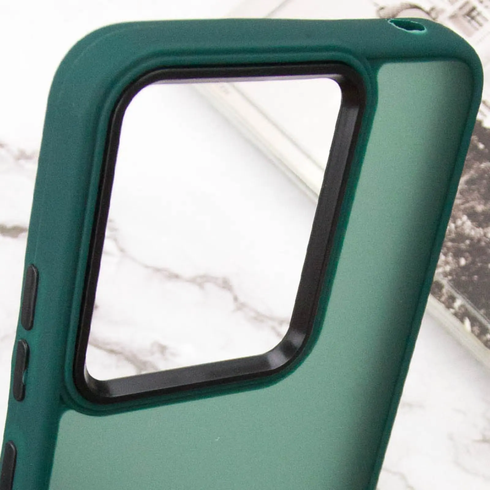 Чехол TPU+PC Lyon Frosted для Motorola Edge 60 Fusion, Green 4, TPU+PC, купить оптом с доставкой