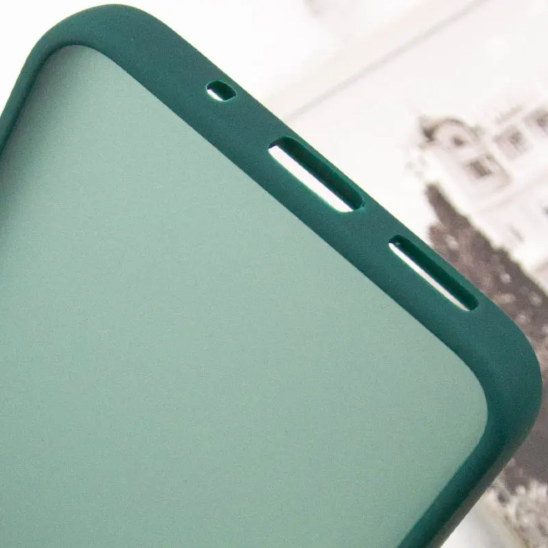 Чехол TPU+PC Lyon Frosted для Motorola Edge 60 Fusion, Green 5, TPU+PC, купить оптом с доставкой
