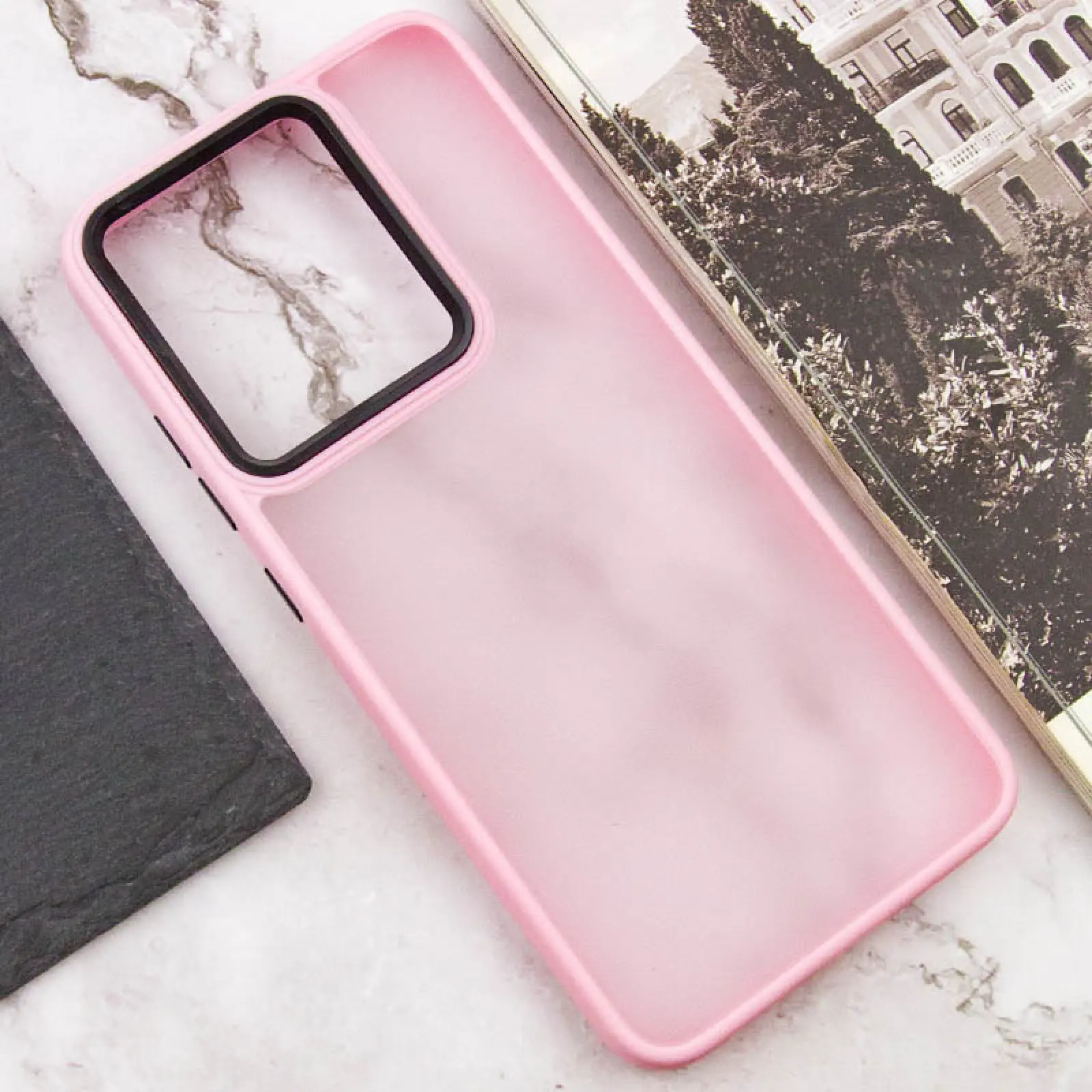 Чехол TPU+PC Lyon Frosted для Motorola Edge 60 Fusion, Pink 3, TPU+PC, купить оптом с доставкой