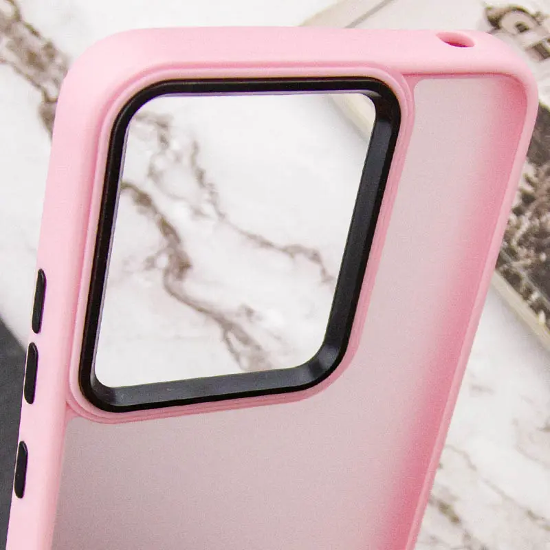 Чехол TPU+PC Lyon Frosted для Motorola Edge 60 Fusion, Pink 4, TPU+PC, купить оптом с доставкой
