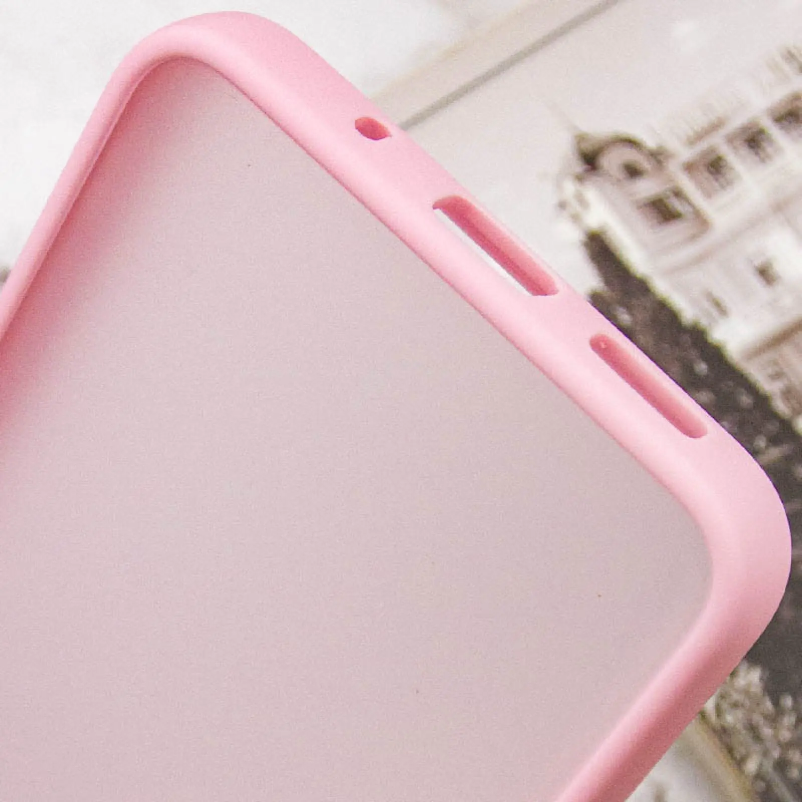 Чехол TPU+PC Lyon Frosted для Motorola Edge 60 Fusion, Pink 5, TPU+PC, купить оптом с доставкой