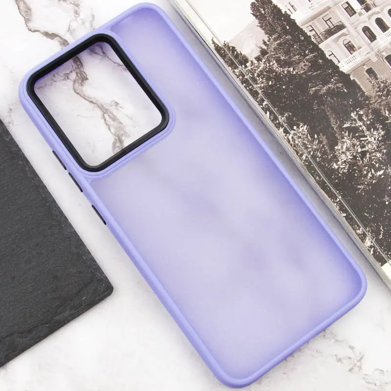 Чехол TPU+PC Lyon Frosted для Motorola Edge 60 Fusion, Purple 3, TPU+PC, купить оптом с доставкой