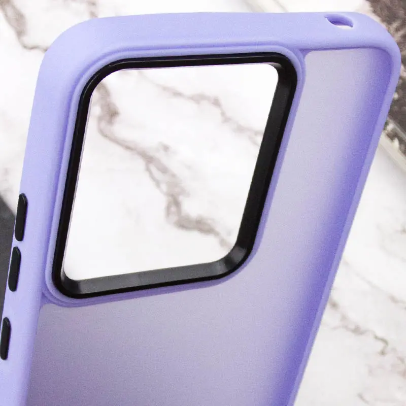 Чехол TPU+PC Lyon Frosted для Motorola Edge 60 Fusion, Purple 4, TPU+PC, купить оптом с доставкой