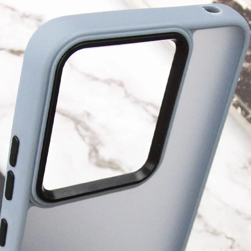 Чехол TPU+PC Lyon Frosted для Motorola Edge 60 Fusion, Sierra Blue 4, TPU+PC, купить оптом с доставкой