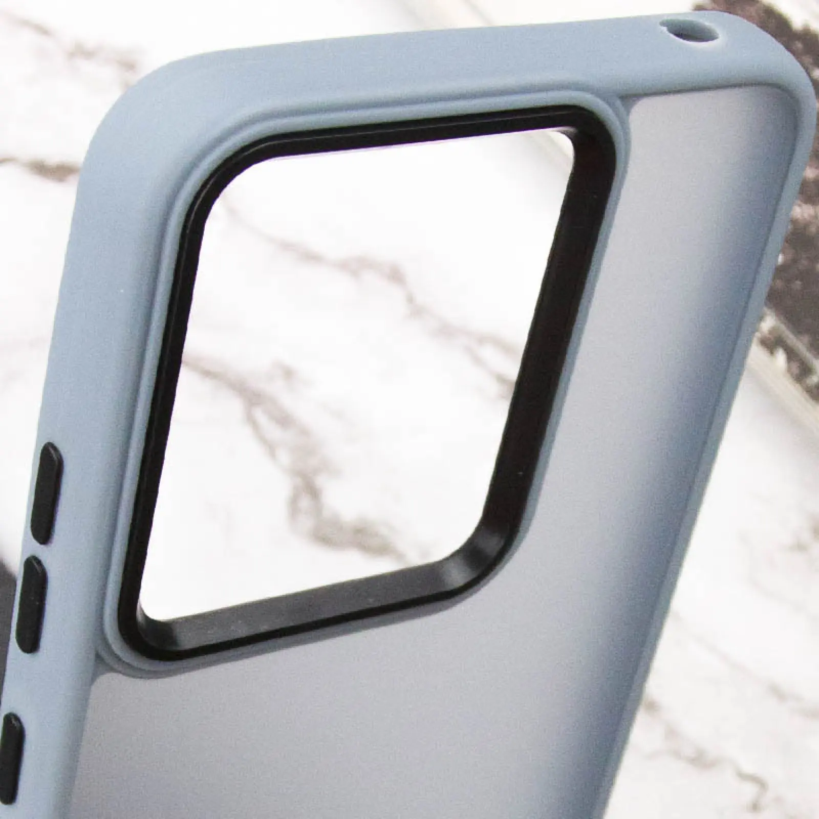 Чехол TPU+PC Lyon Frosted для Motorola Edge 60 Fusion, Sierra Blue 4, TPU+PC, купить оптом с доставкой