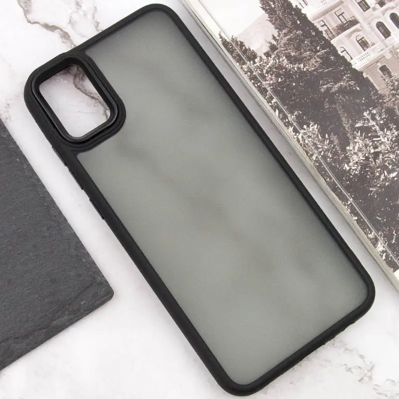 Чехол TPU+PC Lyon Frosted для Samsung Galaxy A07, Black 3, TPU+PC, купить оптом с доставкой