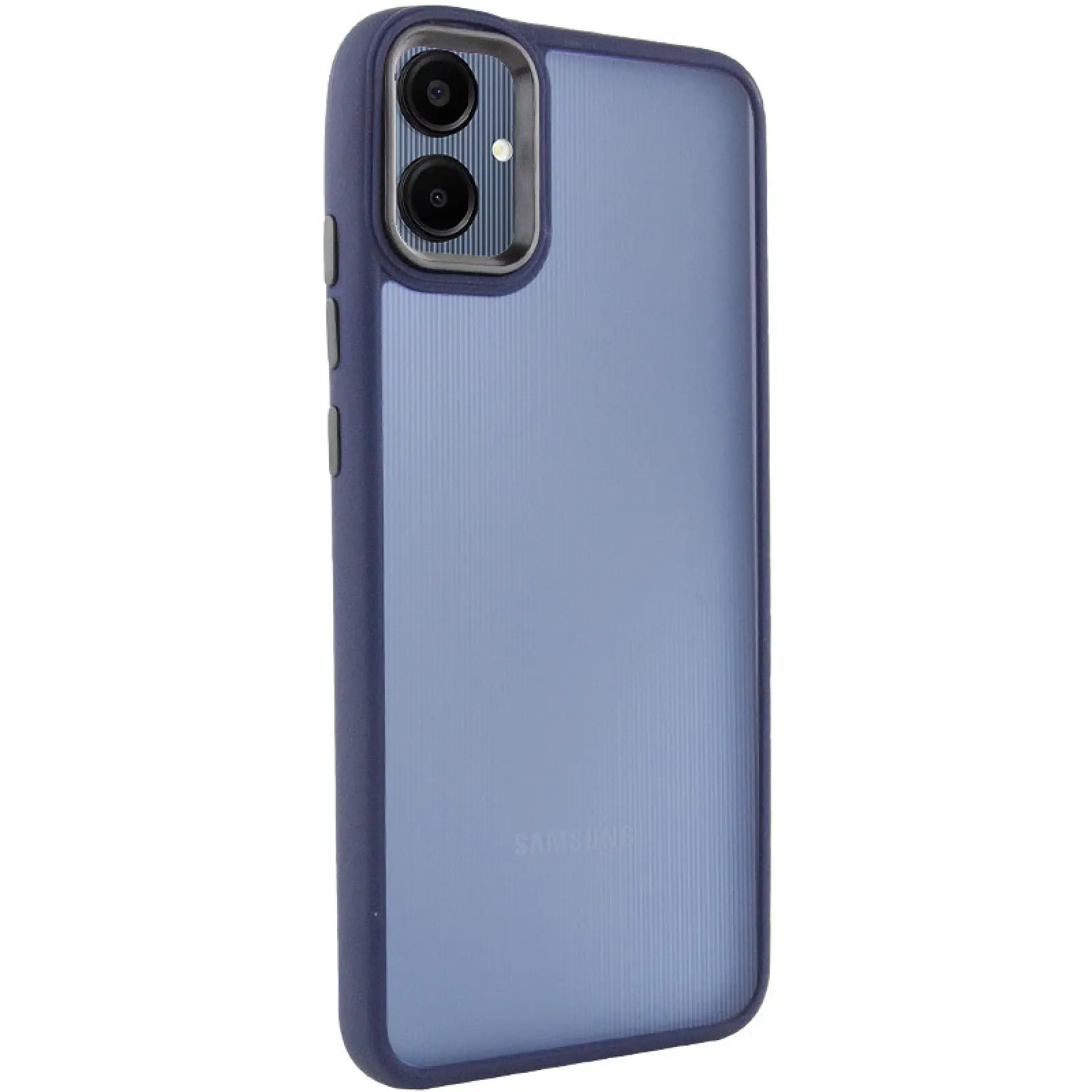 Чехол TPU+PC Lyon Frosted для Samsung Galaxy A07, Navy Blue, TPU+PC, купить оптом с доставкой