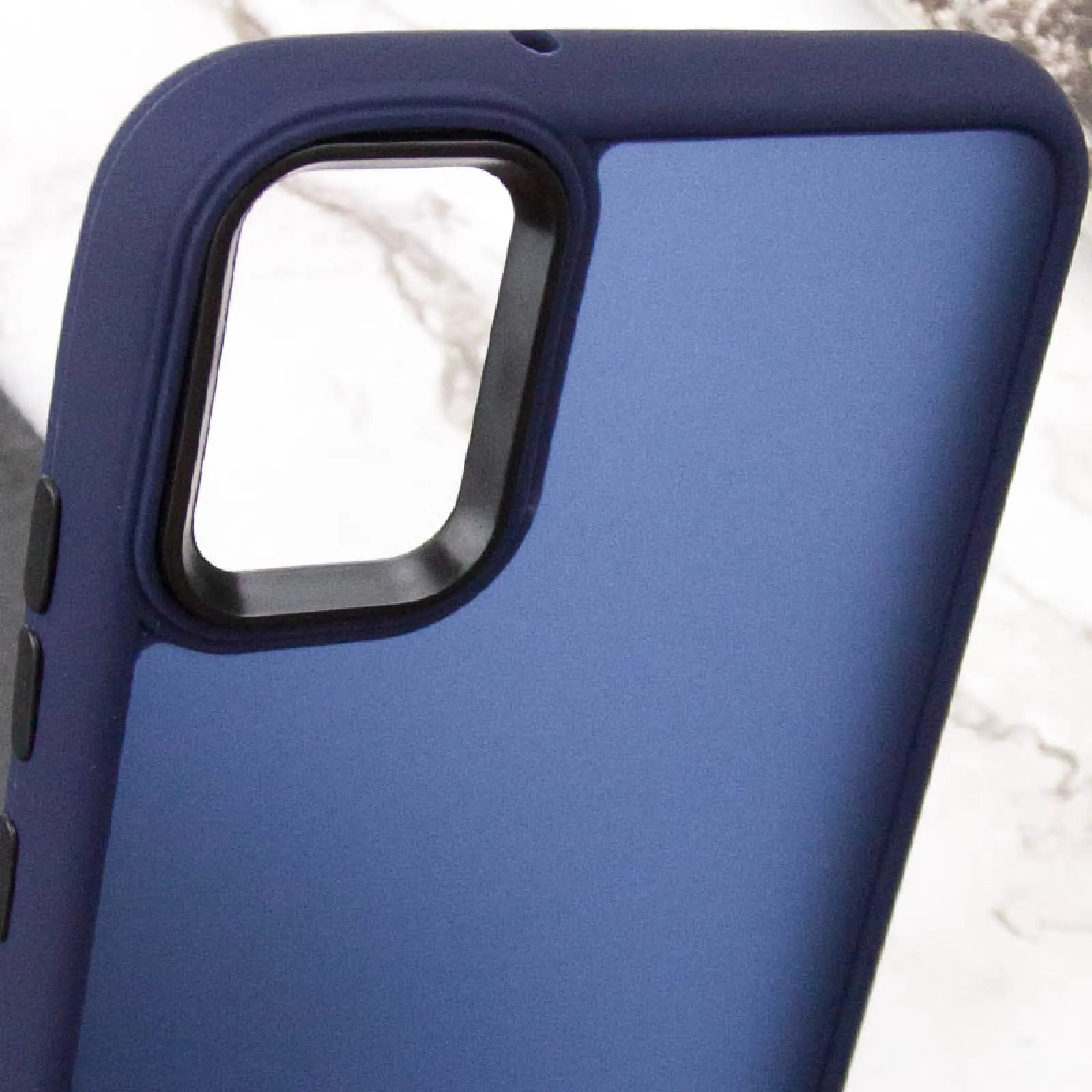 Чехол TPU+PC Lyon Frosted для Samsung Galaxy A07, Navy Blue 4, TPU+PC, купить оптом с доставкой