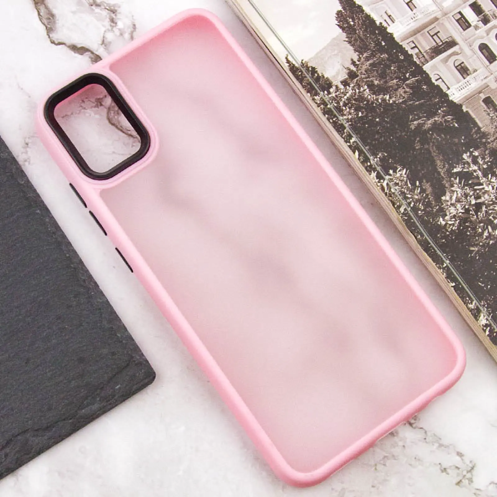 Чехол TPU+PC Lyon Frosted для Samsung Galaxy A07, Pink 3, TPU+PC, купить оптом с доставкой