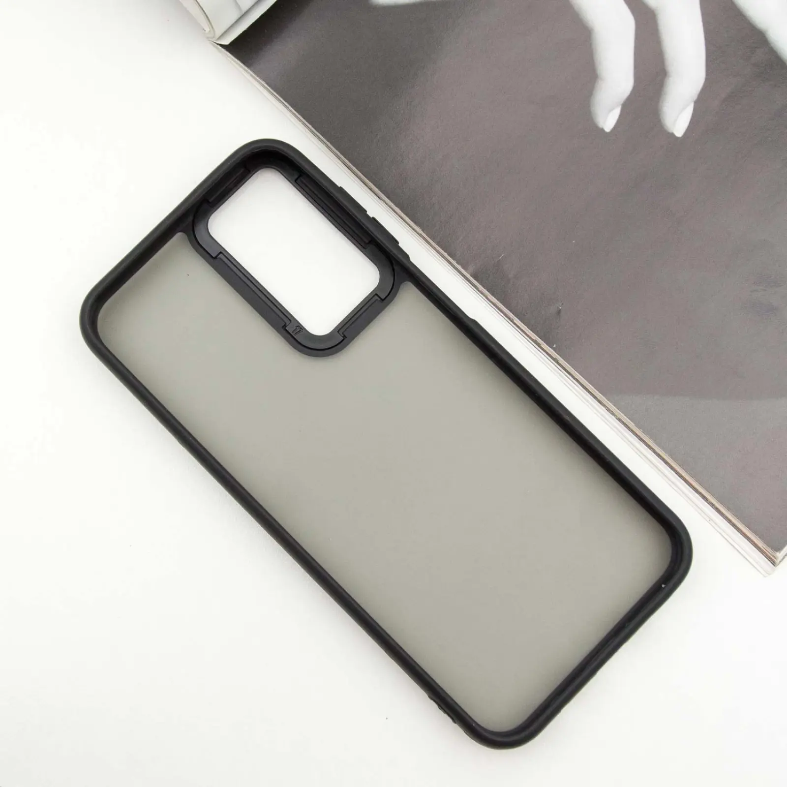 Чехол TPU+PC Lyon Frosted для Samsung Galaxy A17 4G/5G, Black 2, TPU+PC, купить оптом с доставкой