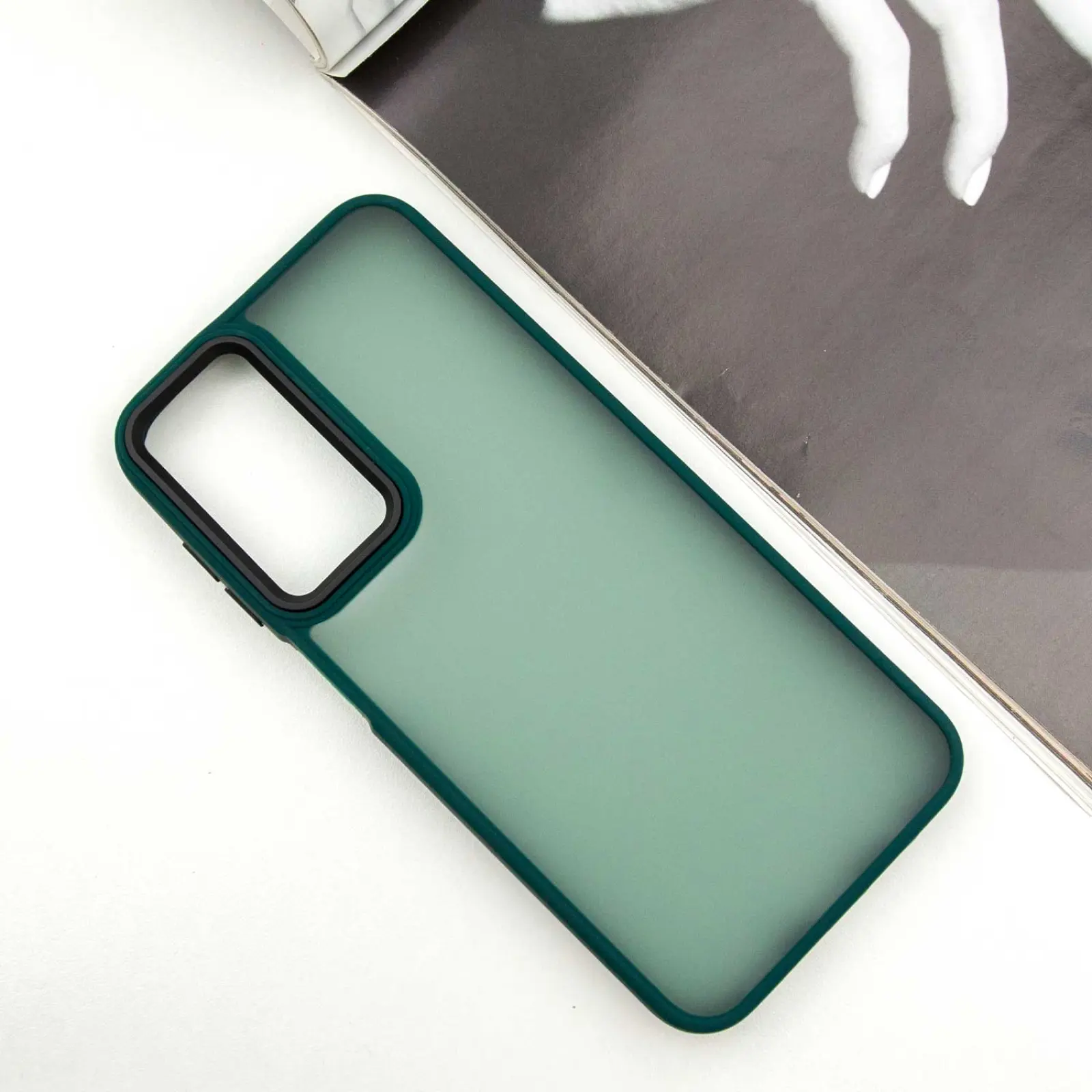 Чехол TPU+PC Lyon Frosted для Samsung Galaxy A17 4G/5G, Green 1, TPU+PC, купить оптом с доставкой