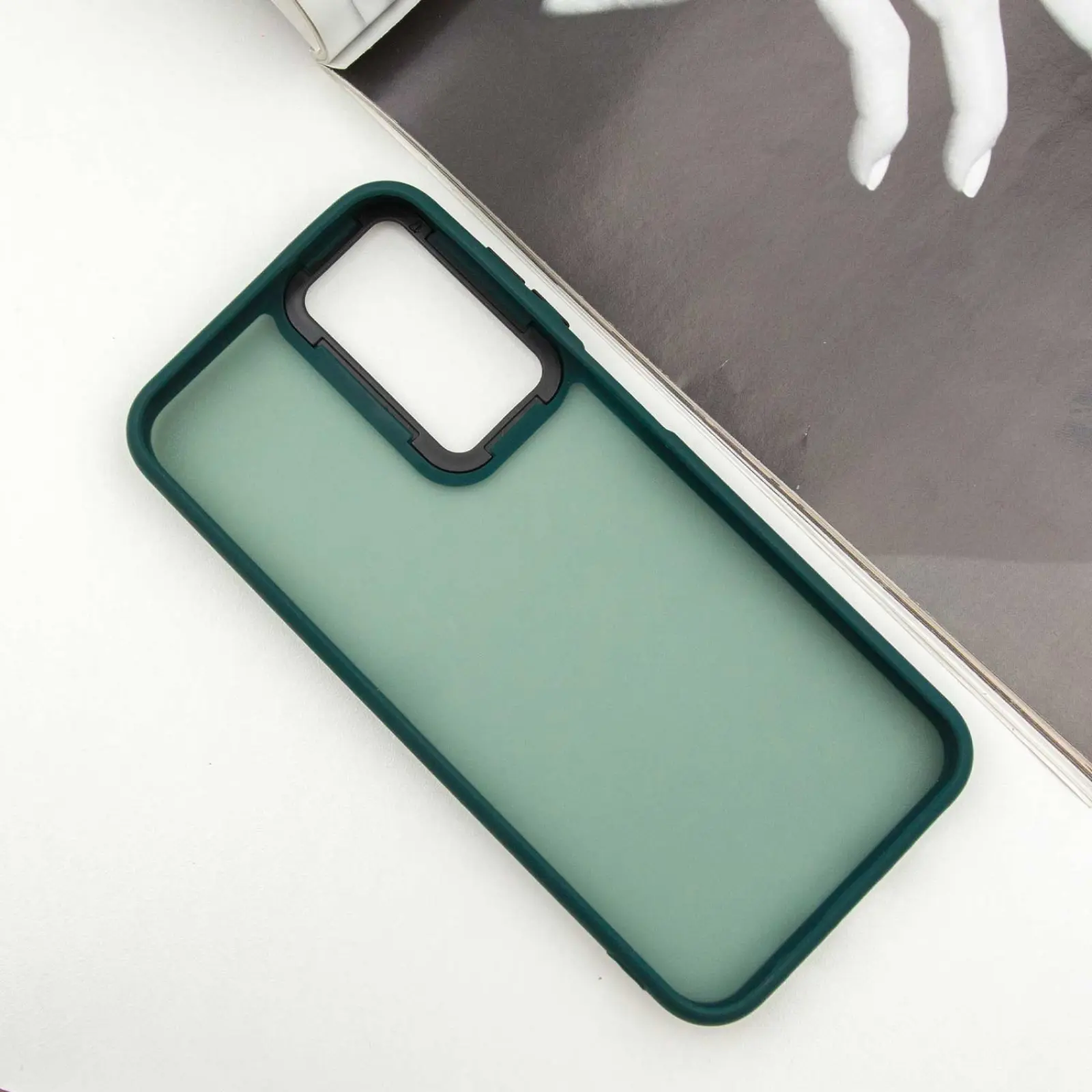 Чехол TPU+PC Lyon Frosted для Samsung Galaxy A17 4G/5G, Green 2, TPU+PC, купить оптом с доставкой