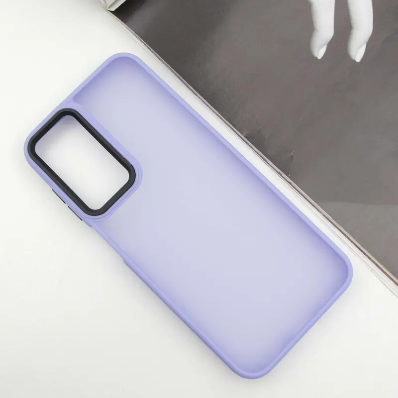 Чехол TPU+PC Lyon Frosted для Samsung Galaxy A17 4G/5G, Purple 1, TPU+PC, купить оптом с доставкой