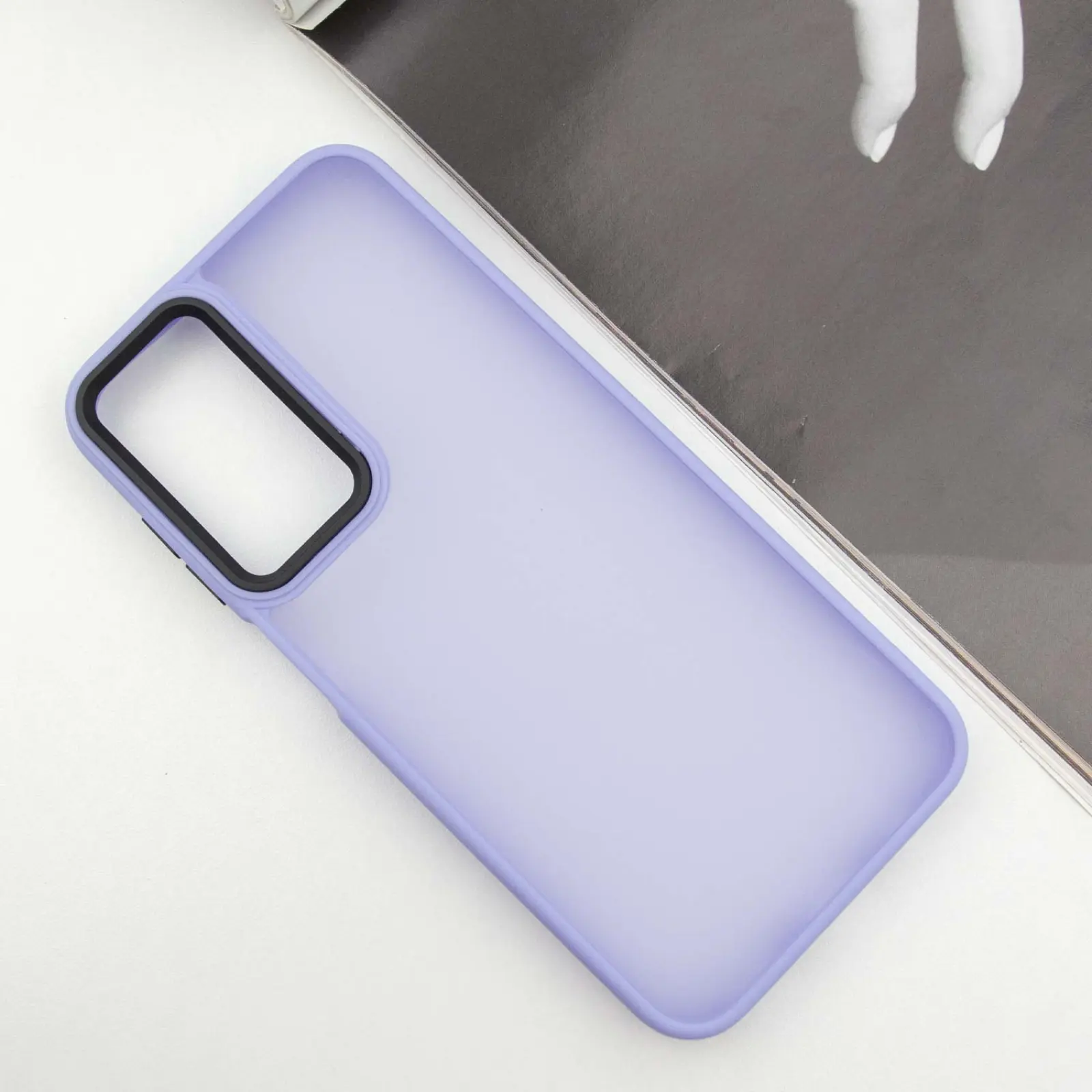 Чехол TPU+PC Lyon Frosted для Samsung Galaxy A17 4G/5G, Purple 1, TPU+PC, купить оптом с доставкой