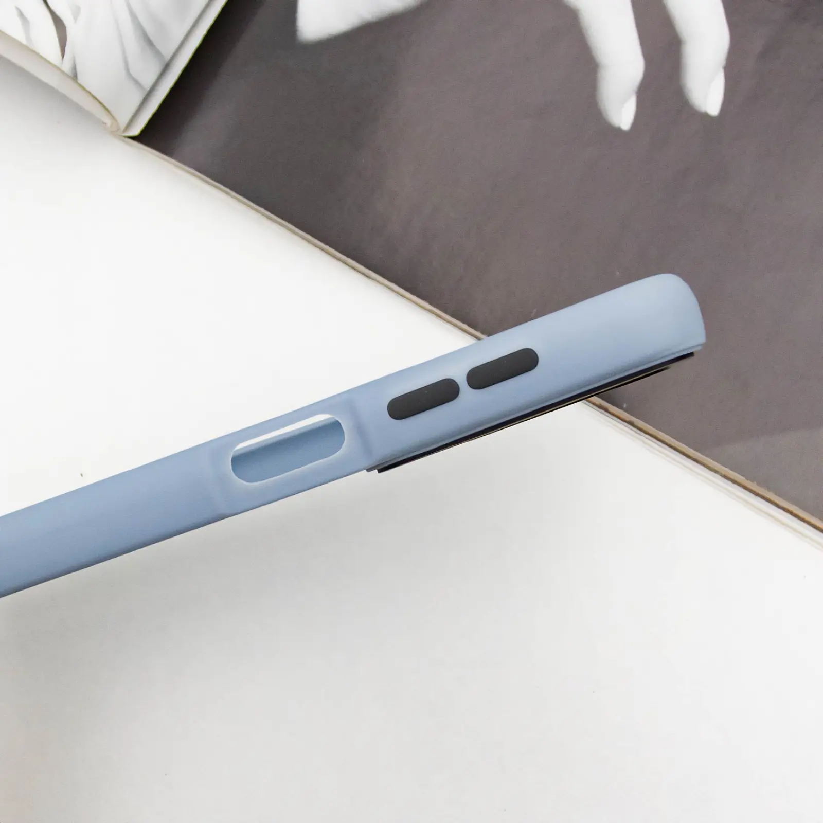 Чехол TPU+PC Lyon Frosted для Samsung Galaxy A17 4G/5G, Sierra Blue 4, TPU+PC, купить оптом с доставкой