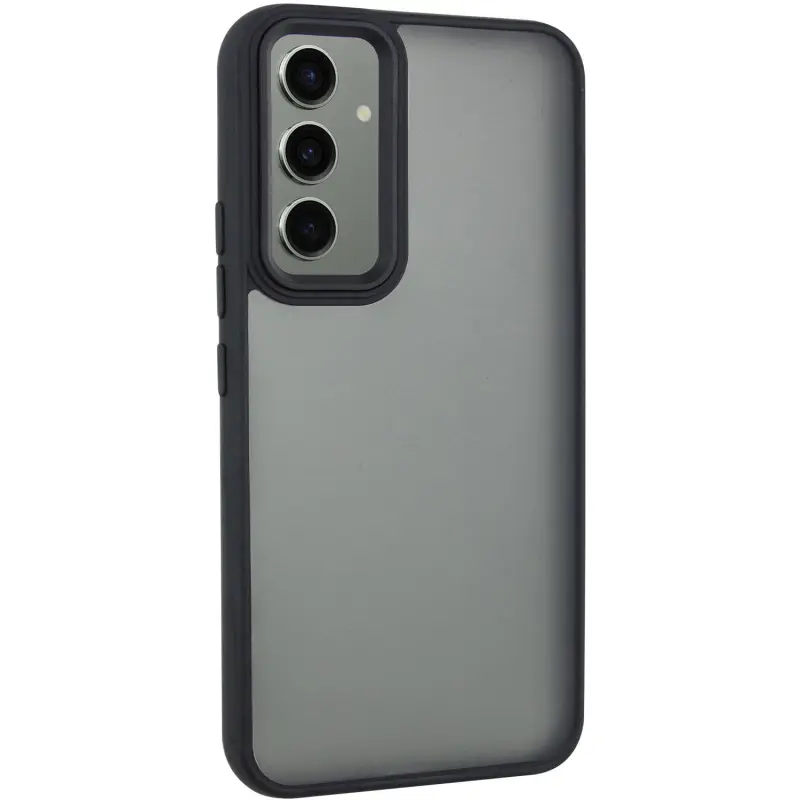 Чехол TPU+PC Lyon Frosted для Samsung Galaxy S25 FE, Black, TPU+PC, купить оптом с доставкой