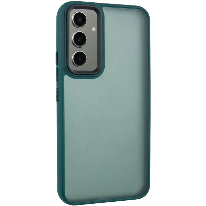 Чехол TPU+PC Lyon Frosted для Samsung Galaxy S25 FE, Green, TPU+PC, купить оптом с доставкой