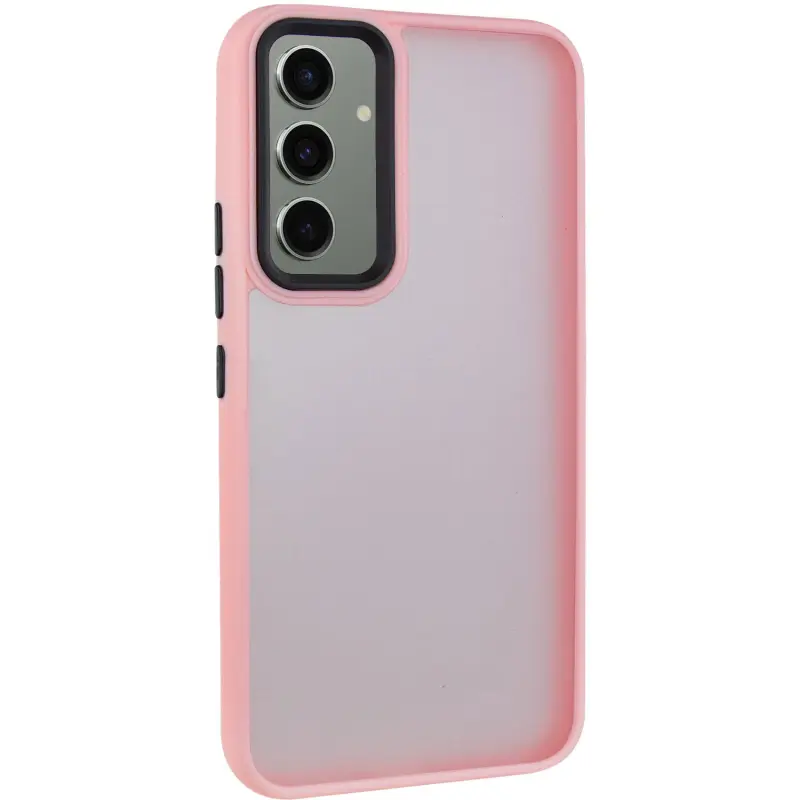 Чехол TPU+PC Lyon Frosted для Samsung Galaxy S25 FE, Pink, TPU+PC, купить оптом с доставкой