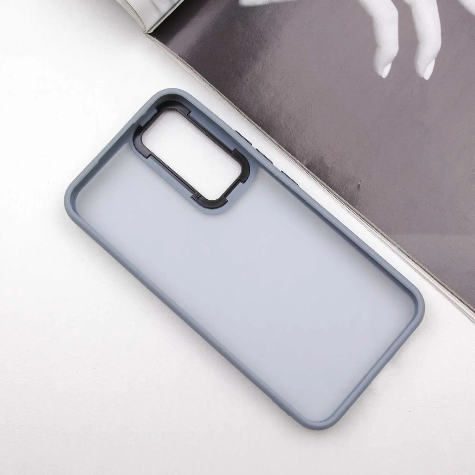 Чехол TPU+PC Lyon Frosted для Samsung Galaxy S25 FE, Sierra Blue 2, TPU+PC, купить оптом с доставкой