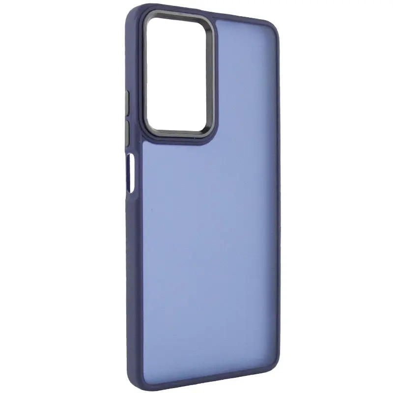Чехол TPU+PC Lyon Frosted для Xiaomi Redmi 15 (Global), Navy Blue, TPU+PC, купить оптом с доставкой