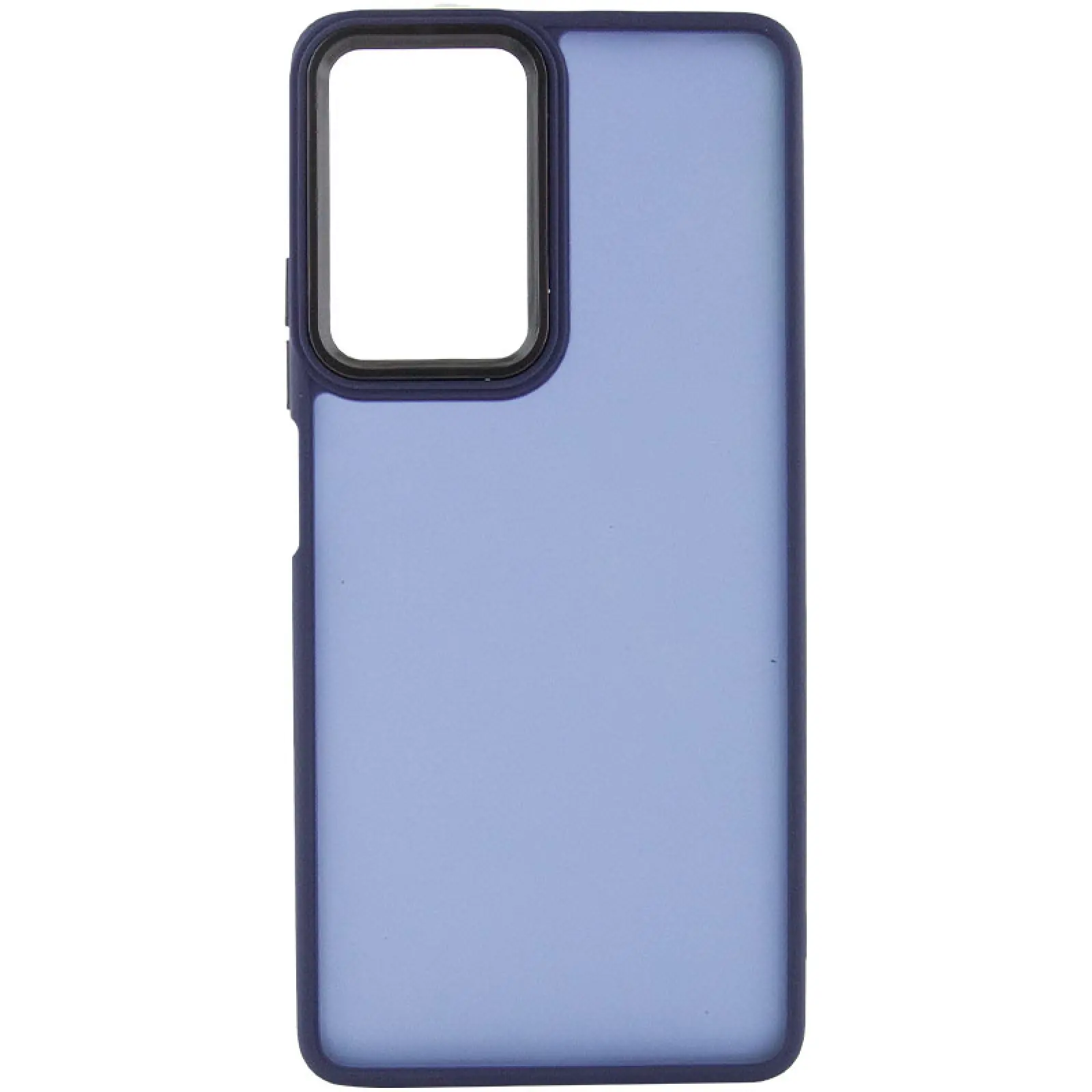 Чехол TPU+PC Lyon Frosted для Xiaomi Redmi 15 (Global), Navy Blue 1, TPU+PC, купить оптом с доставкой