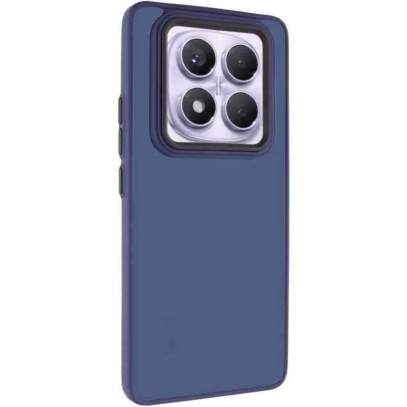 Чехол TPU+PC Lyon Frosted для Xiaomi Redmi Note 15 4G/5G (EU), Deep Navy, TPU+PC, купить оптом с доставкой