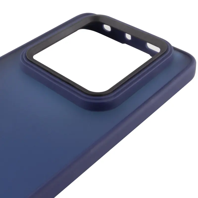 Чехол TPU+PC Lyon Frosted для Xiaomi Redmi Note 15 4G/5G (EU), Deep Navy 2, TPU+PC, купить оптом с доставкой