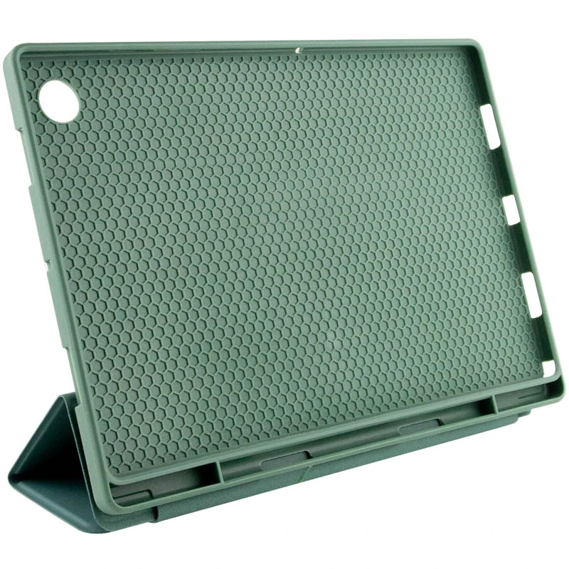 Чехол-книжка Book Cover (stylus slot) для Samsung Galaxy Tab A9 (8.7'') (X110/X115), Зеленый / Pine green 3, TPU+PC, купить оптом с доставкой