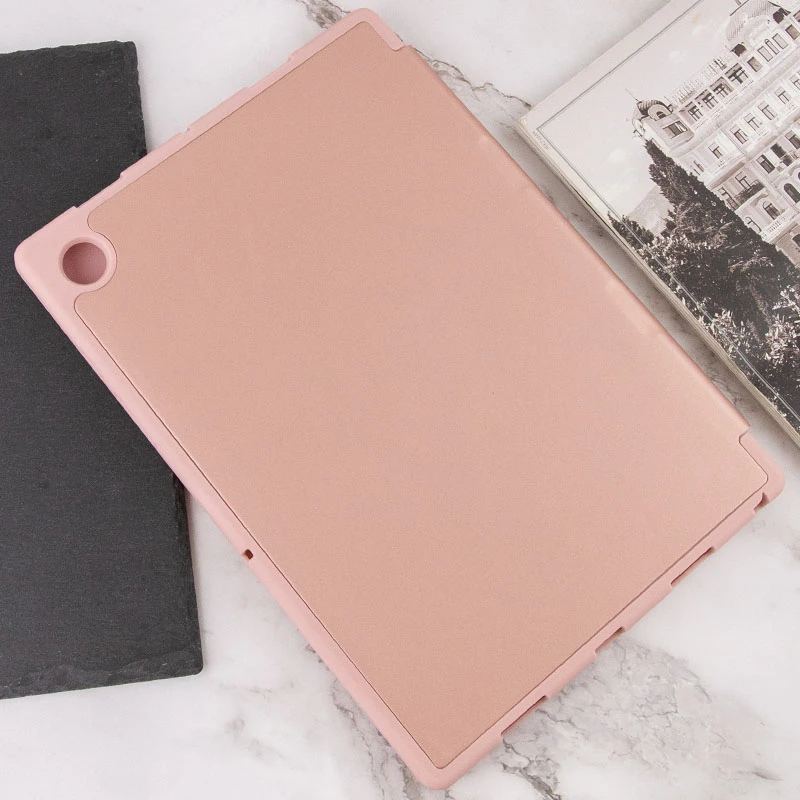 Чехол-книжка Book Cover (stylus slot) для Samsung Galaxy Tab A9 (8.7'') (X110/X115), Розовый / Rose gold 6, TPU+PC, купить оптом с доставкой