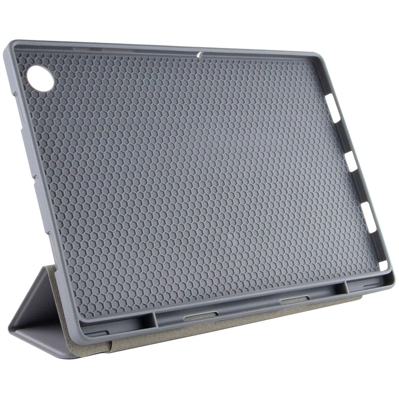Чехол-книжка Book Cover (stylus slot) для Samsung Galaxy Tab A9 (8.7'') (X110/X115), Серый / Dark Gray 3, TPU+PC, купить оптом с доставкой
