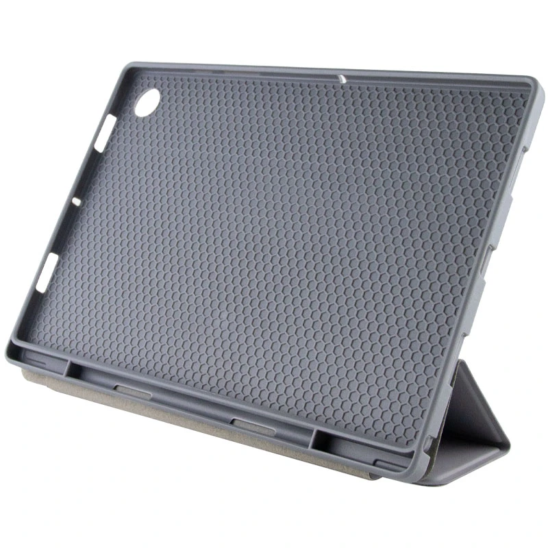 Чехол-книжка Book Cover (stylus slot) для Samsung Galaxy Tab A9 (8.7'') (X110/X115), Серый / Dark Gray 4, TPU+PC, купить оптом с доставкой