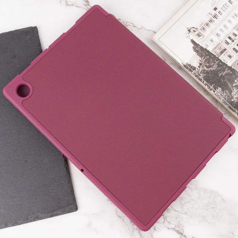 Чехол-книжка Book Cover (stylus slot) для Samsung Galaxy Tab A9+ (11'') (X210/X215), Бордовый / Maroon 6, TPU+PC, купить оптом с доставкой