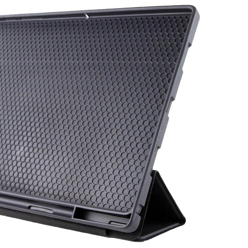 Чехол-книжка Book Cover (stylus slot) для Samsung Galaxy Tab A11 / A9 (8.7'') (X110/X115), Черный / Black 1, TPU+PC, купить оптом с доставкой