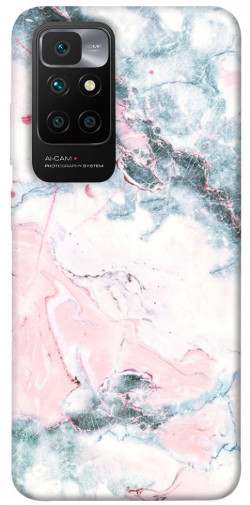 Чехол itsPrint Розово-голубой мрамор для Xiaomi Redmi 10