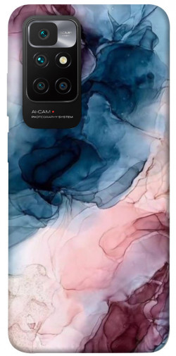 Чехол itsPrint Розово-голубые разводы для Xiaomi Redmi 10