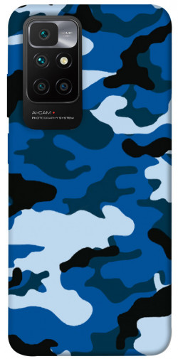 Чехол itsPrint Синий камуфляж 3 для Xiaomi Redmi 10
