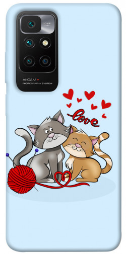 Чехол itsPrint Два кота Love для Xiaomi Redmi 10