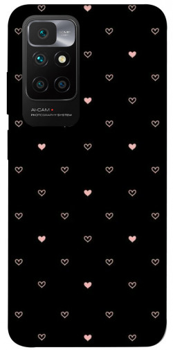 Чехол itsPrint Сердечки для Xiaomi Redmi 10