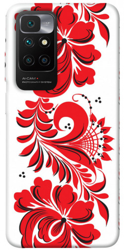 Чехол itsPrint Червона вишиванка для Xiaomi Redmi 10