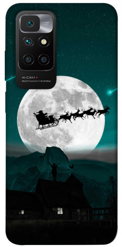 Чехол itsPrint Санта на санях для Xiaomi Redmi 10