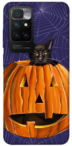 Чехол itsPrint Cat and pumpkin для Xiaomi Redmi 10